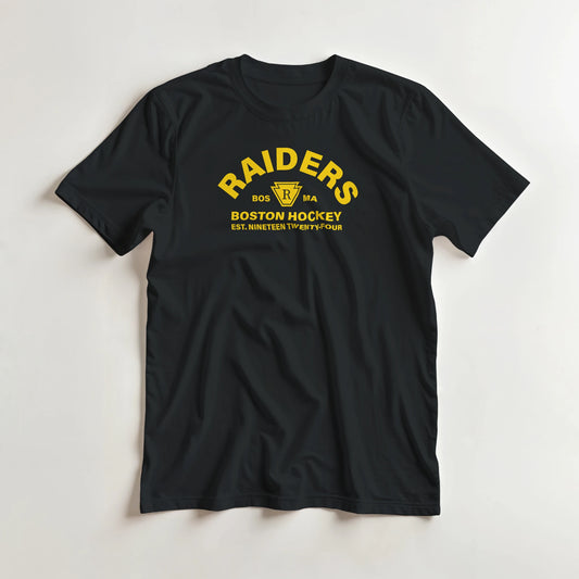 Boston Raiders T-Shirt | Heated Rivalry-Inspired Heavyweight Tee – White – heavyweight unisex T-shirt