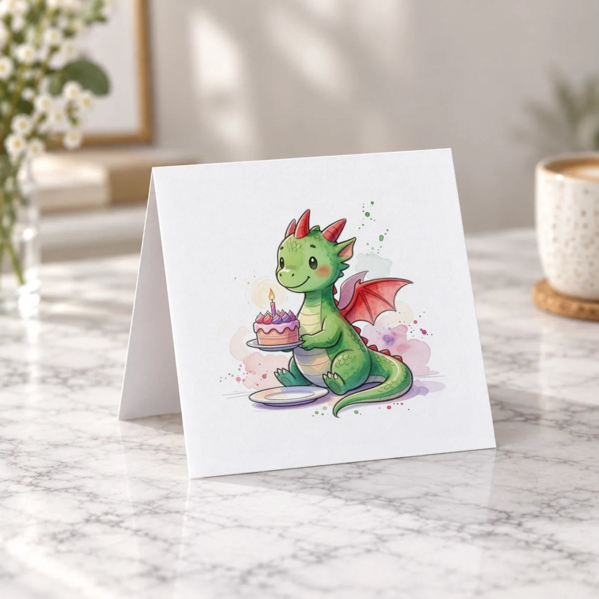 Dragon Greeting Card – Tent Fold