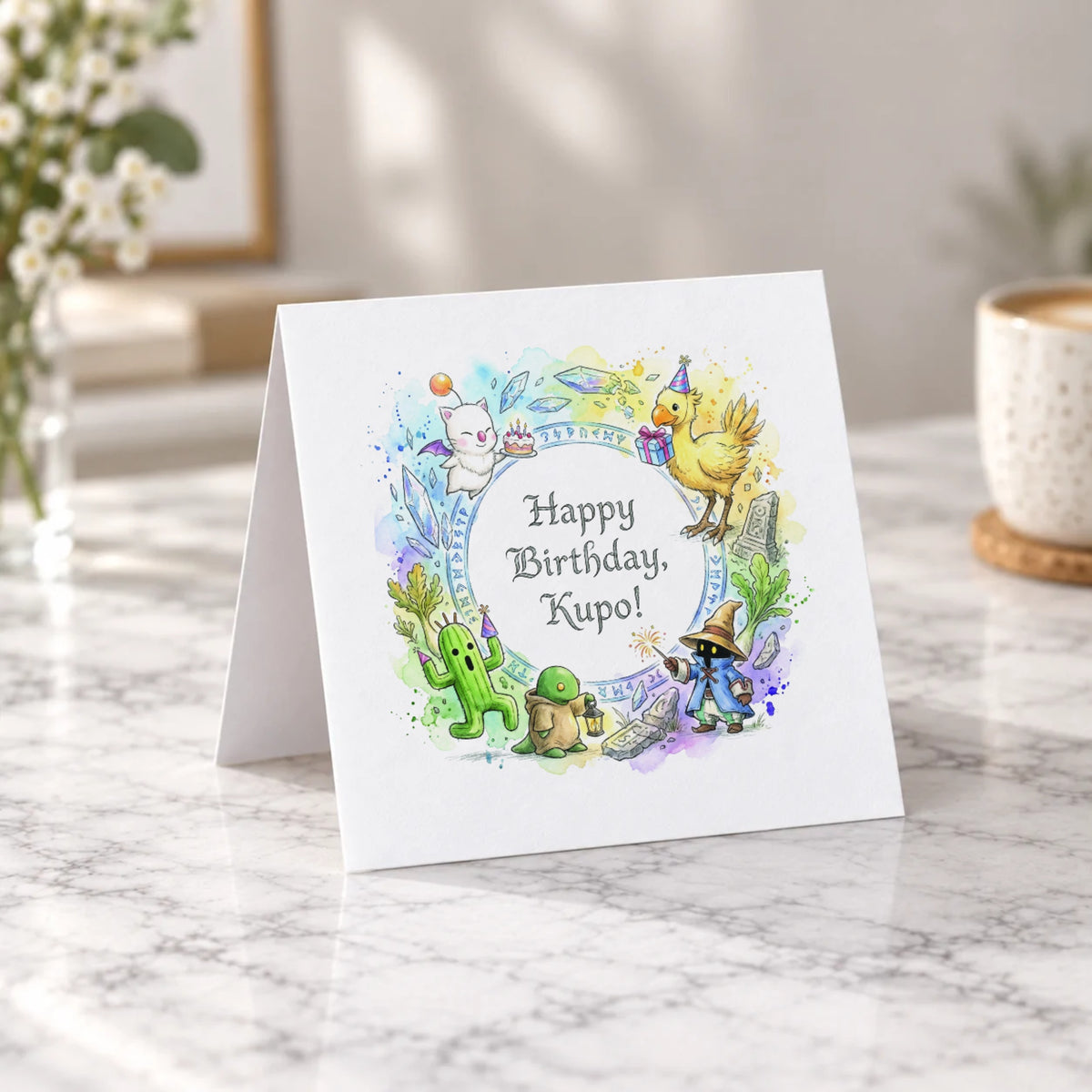 Fantasy Warrior Greeting Card – Tent Fold