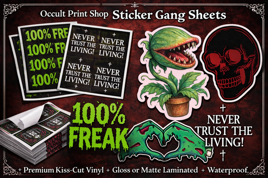 8.5 x 11" Gang Sticker Sheet