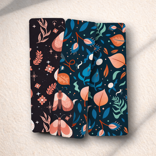 Custom 52 × 148 mm printed bookmark using customer-supplied artwork, alternative finished example.