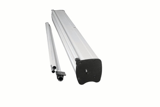 Everyday roller banner cassette, steel reinforcement, support pole sections and top rail