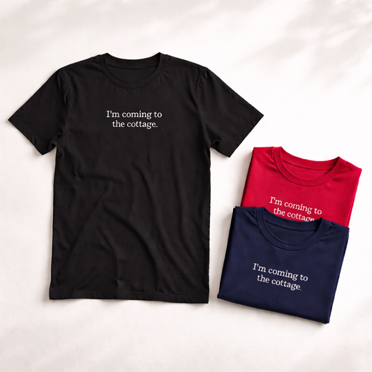 I’m Coming to the Cottage T-Shirt | Heated Rivalry Quote Shirt | Hockey Romance Fan Merch | Game Changers Book Heated Rivalry | Booktok