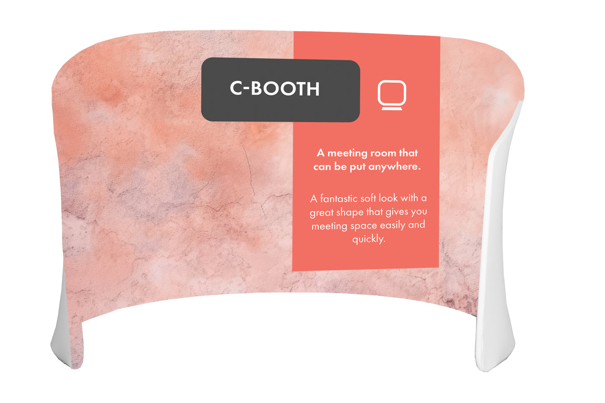 C-Booth tube fabric display