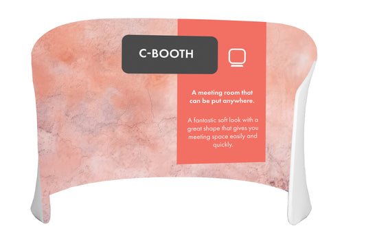 C-Booth tube fabric display