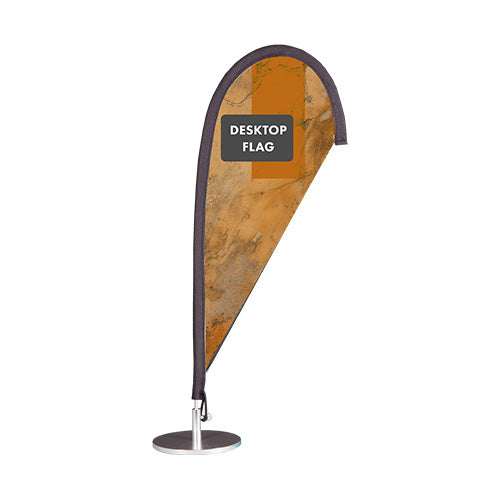 Desktop promotional flag