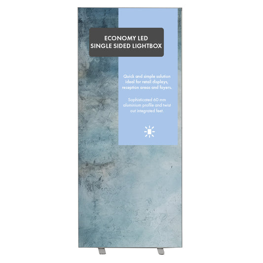 Economy LED single-sided lightbox