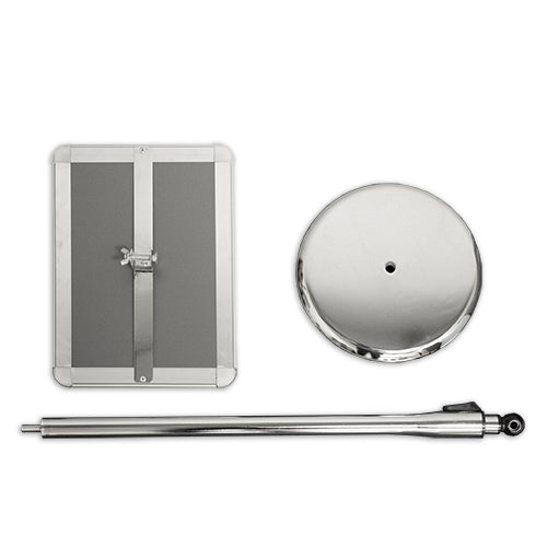 Freestanding telescopic snap frame