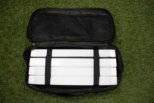 Rechargeable gazebo lighting kit in use