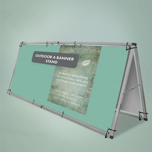 Outdoor A banner stand