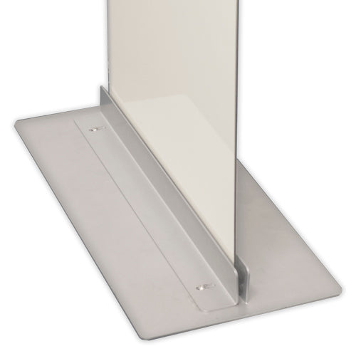 Rigid plate display base