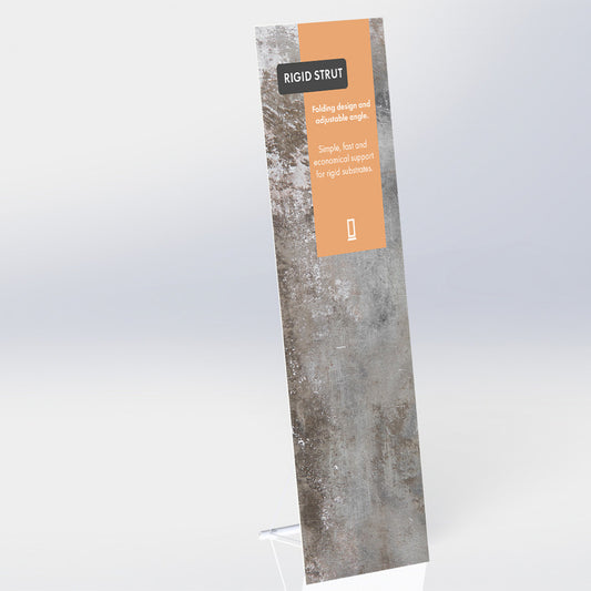 Rigid display strut