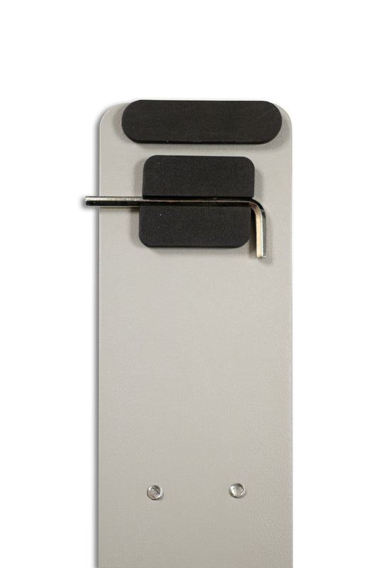 Slim rigid display stand