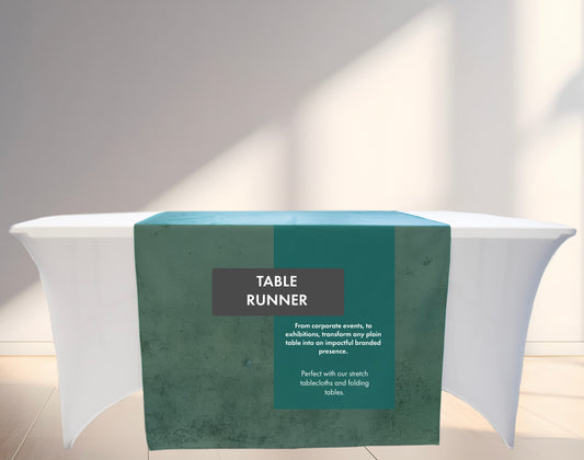 Custom printed table runner