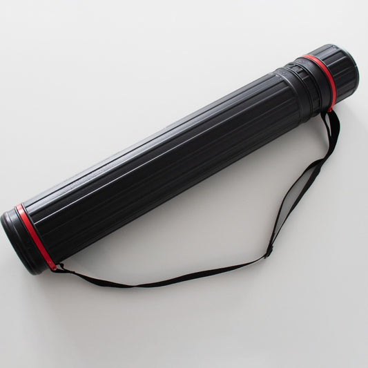 Telescopic graphic transport tube