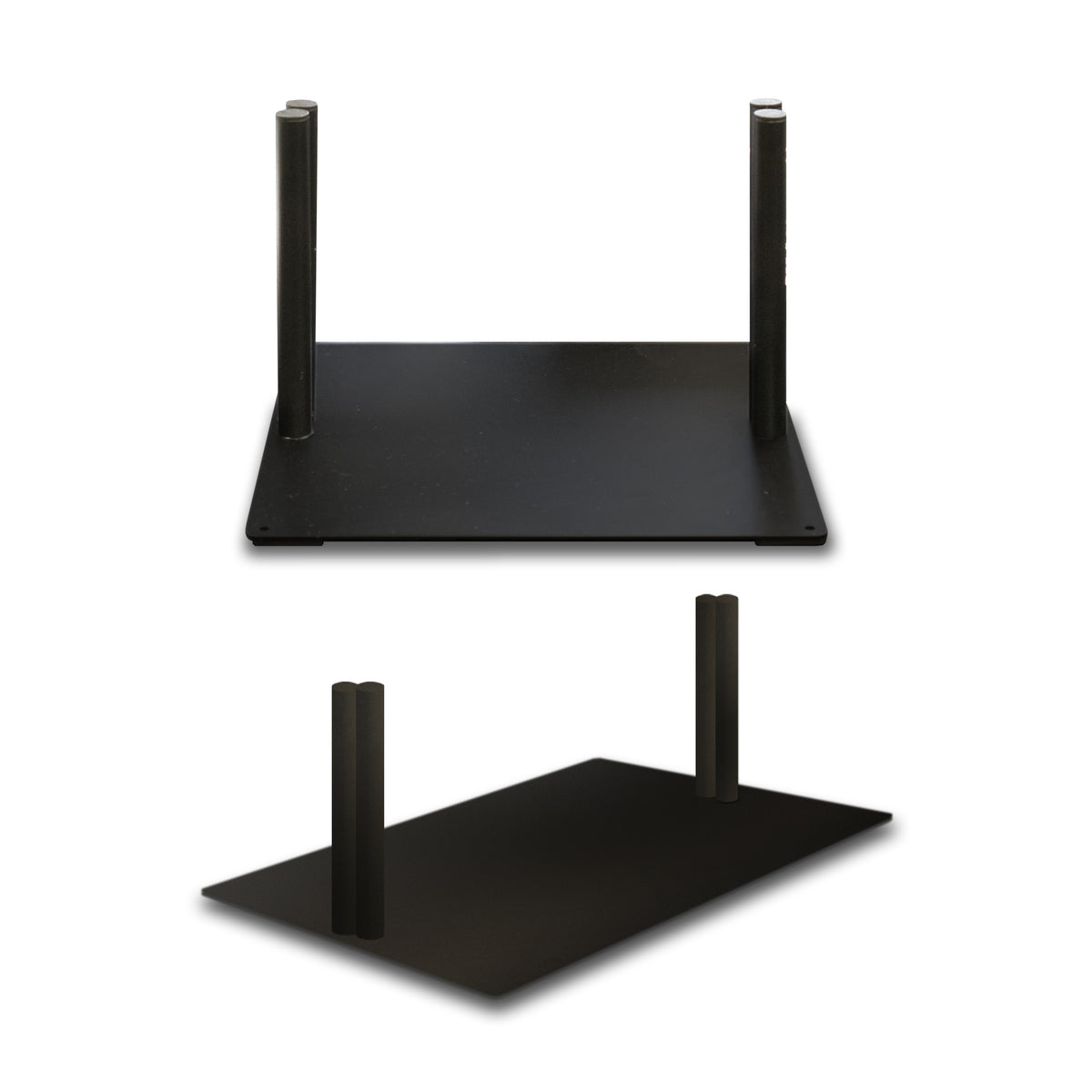 Variable rigid display support