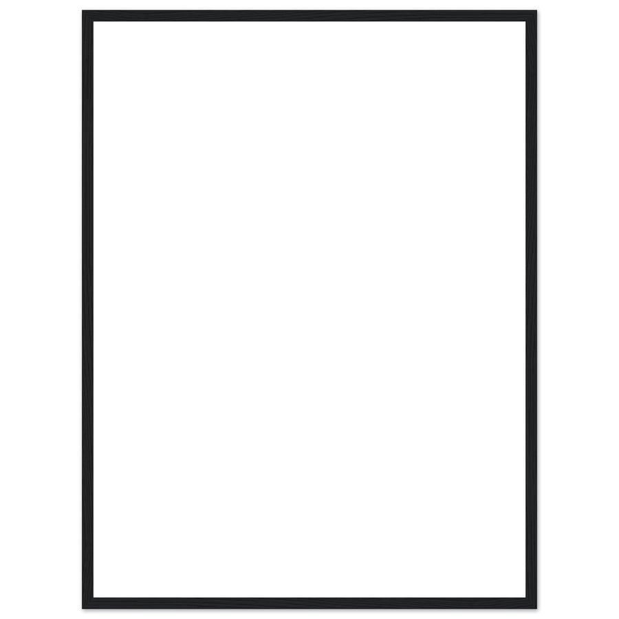 Custom Premium Semi-Gloss Poster — Wooden Frame