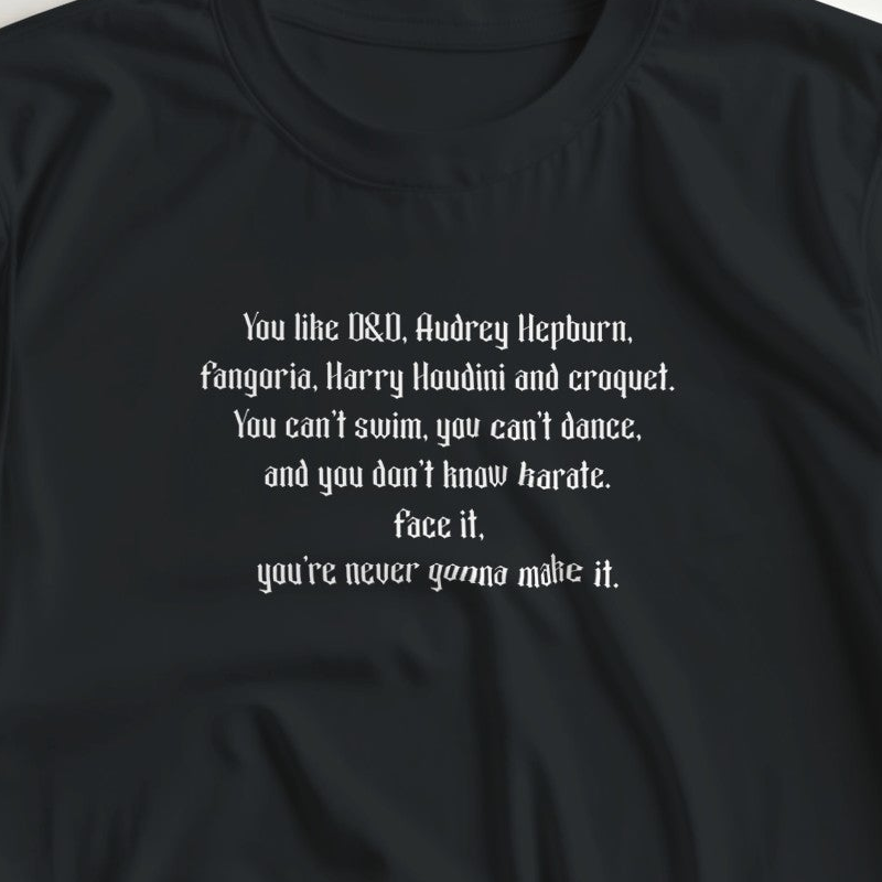 You Like D&D? Heavyweight Unisex Graphic T-Shirt – Black – heavyweight unisex T-shirt