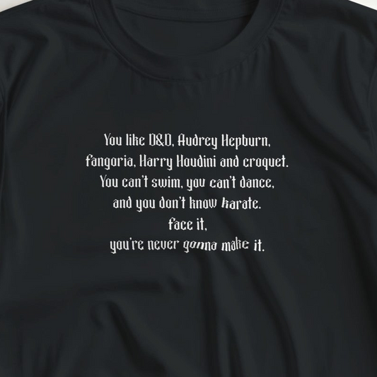 T-shirt with vinyl design - You like D&D - MCR