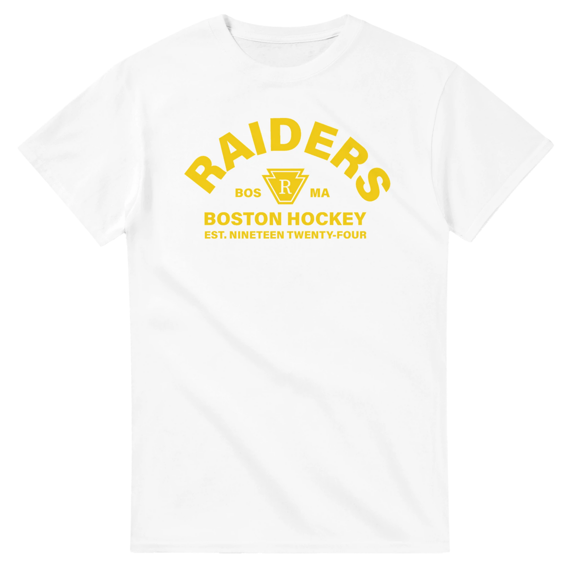 Boston Raiders T-Shirt | Heated Rivalry-Inspired Heavyweight Tee – White – heavyweight unisex T-shirt