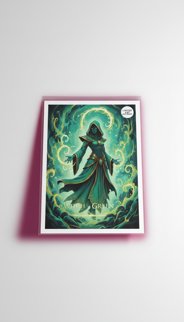 Witch Green Limited Art Print