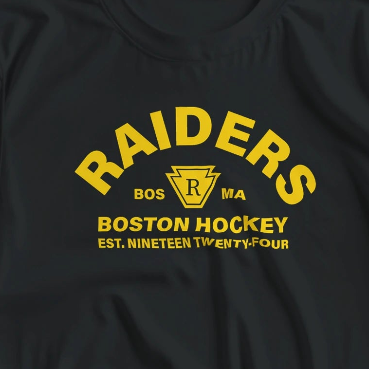 Boston Raiders T-Shirt | Heated Rivalry-Inspired Heavyweight Tee – White – heavyweight unisex T-shirt