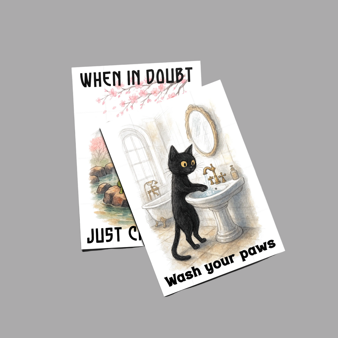 Custom art print on satin lustre paper using customer-supplied artwork, finished product example.