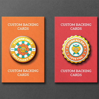 CUSTOM PRINTED BACKING CARDS FOR PIN BADGES, ENAML BADGE, JEWELLRY, MAGNETIC BOOKMARKS, AND MORE PRINTED AT OCCULT PRINT SHOP, CUTSOM PRINTING, CHEAP HIGH QUALITY FREE