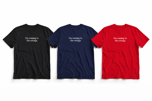 I’m Coming to the Cottage T-Shirt | Heated Rivalry Quote Shirt | Hockey Romance Fan Merch | Game Changers Book Heated Rivalry | Booktok