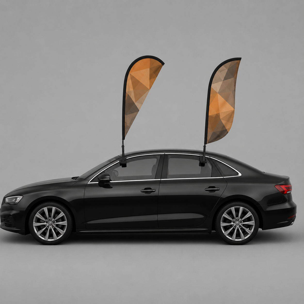 Car Window Flags with Custom Print