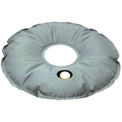 Fillable water ballast weight for a portable flag base