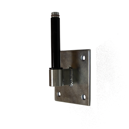 Fixed wall mounting bracket for a promotional flag pole