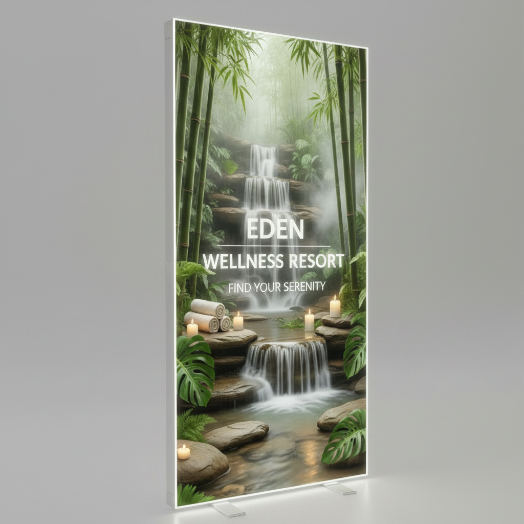 Custom FAST-FOLD LED Fabric Lightbox