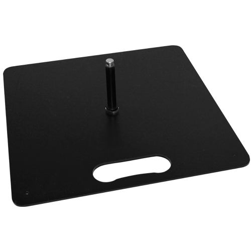 Supplier reference view of the economy square plate flag base