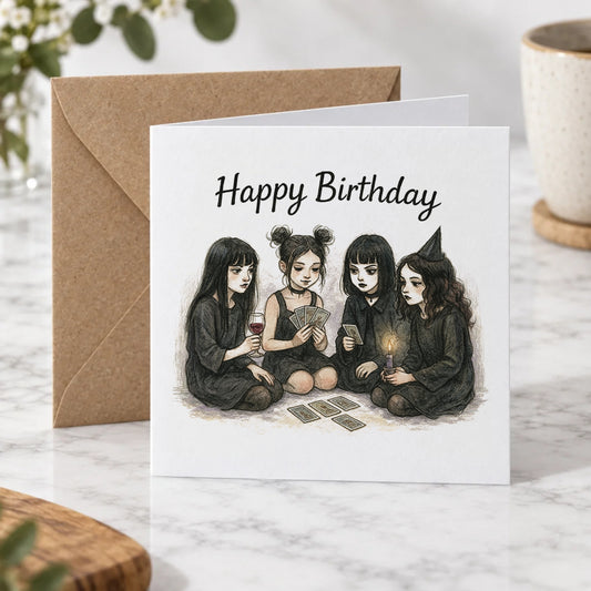Tarot Coven Greeting Card – Hero