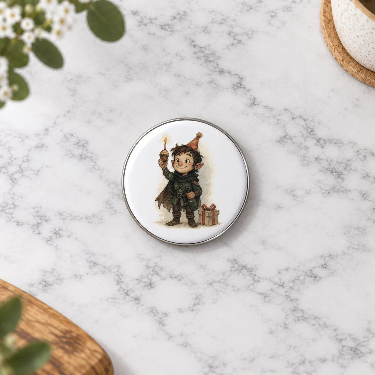 Halfling Rogue Greeting Card – Badge Small