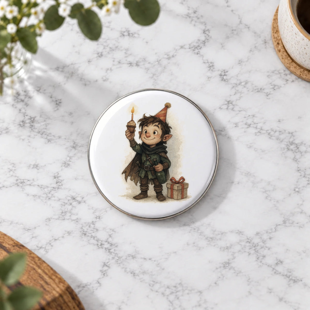 Halfling Rogue Greeting Card – Badge Large