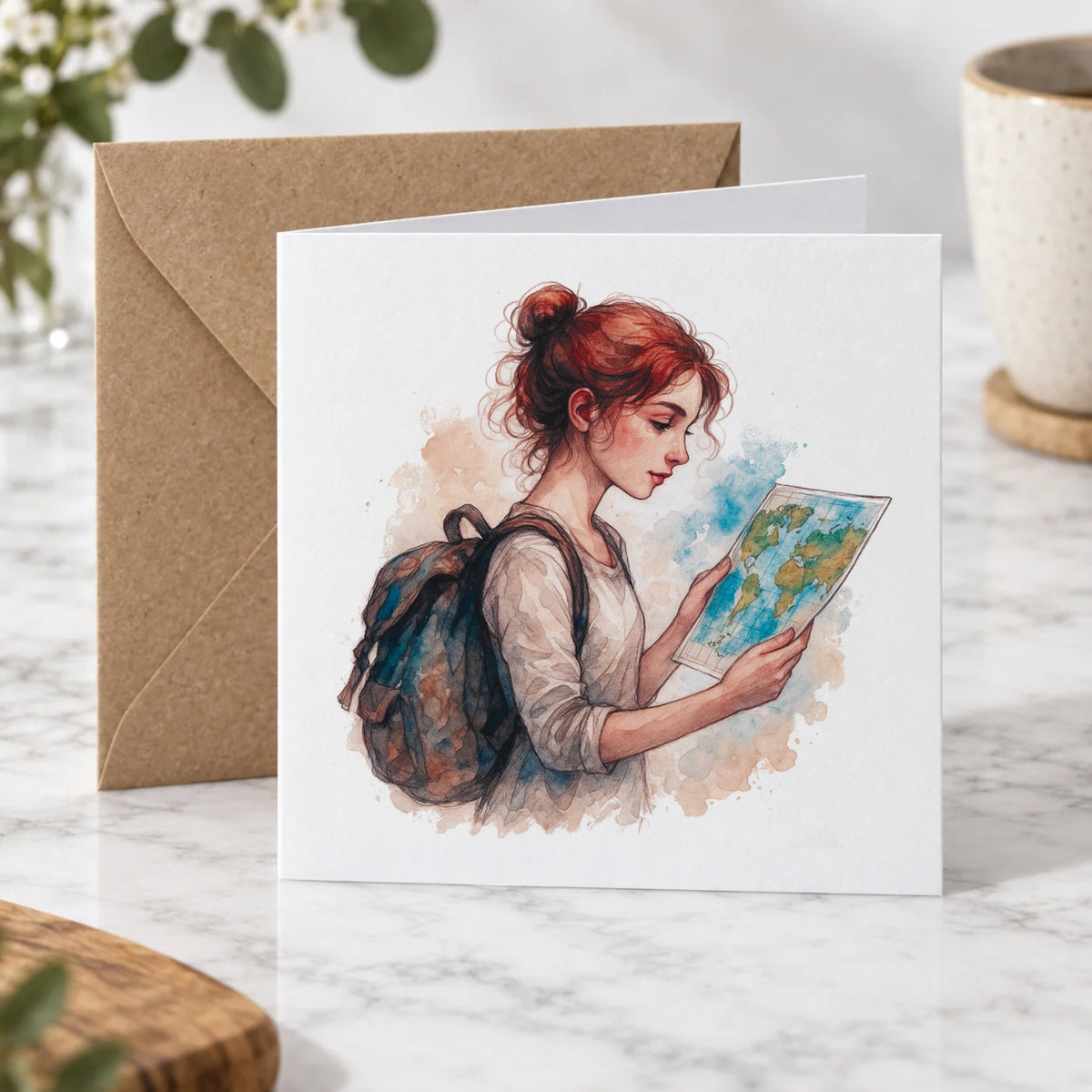 Travel Lover Greeting Card – Hero