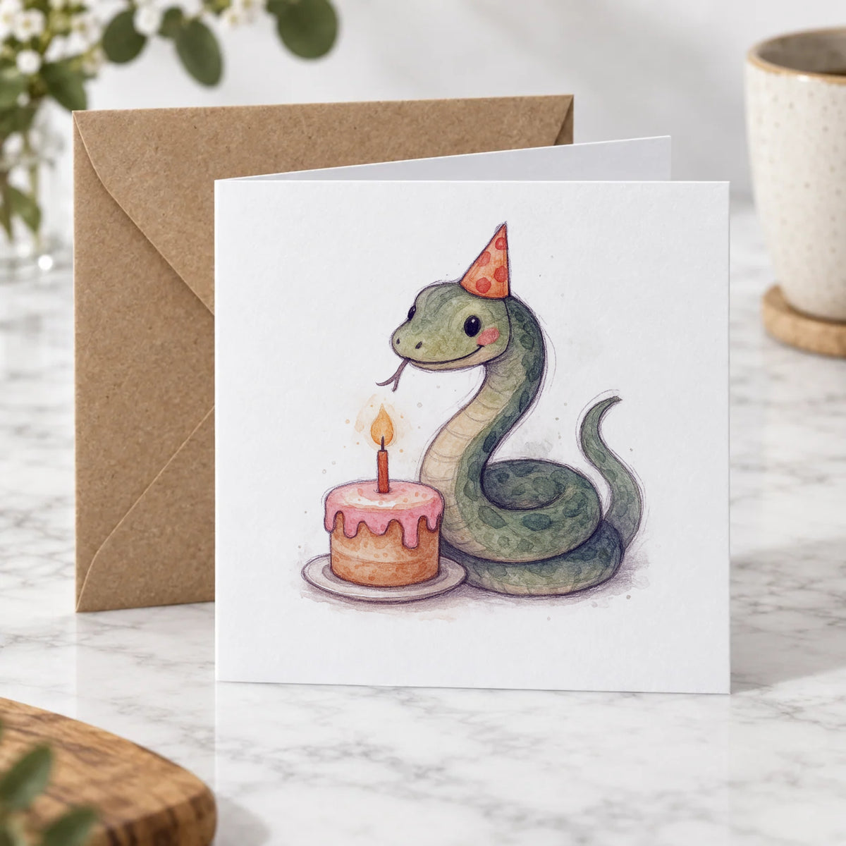 Snake Greeting Card – Hero