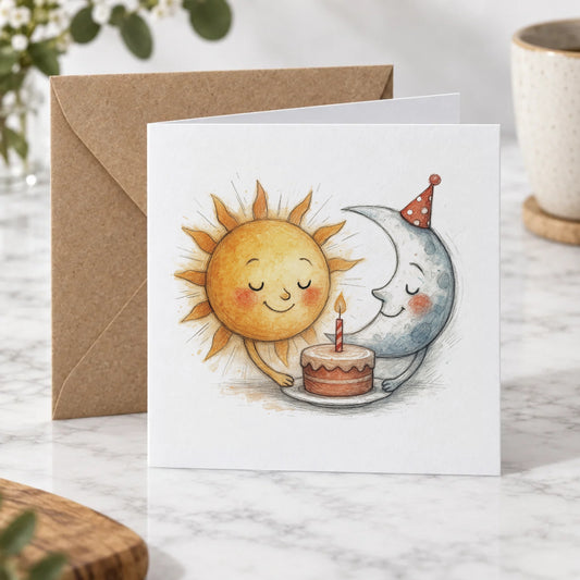 Sun & Moon Greeting Card – Hero