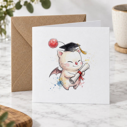 Fantasy Creature Graduation Card – Hero