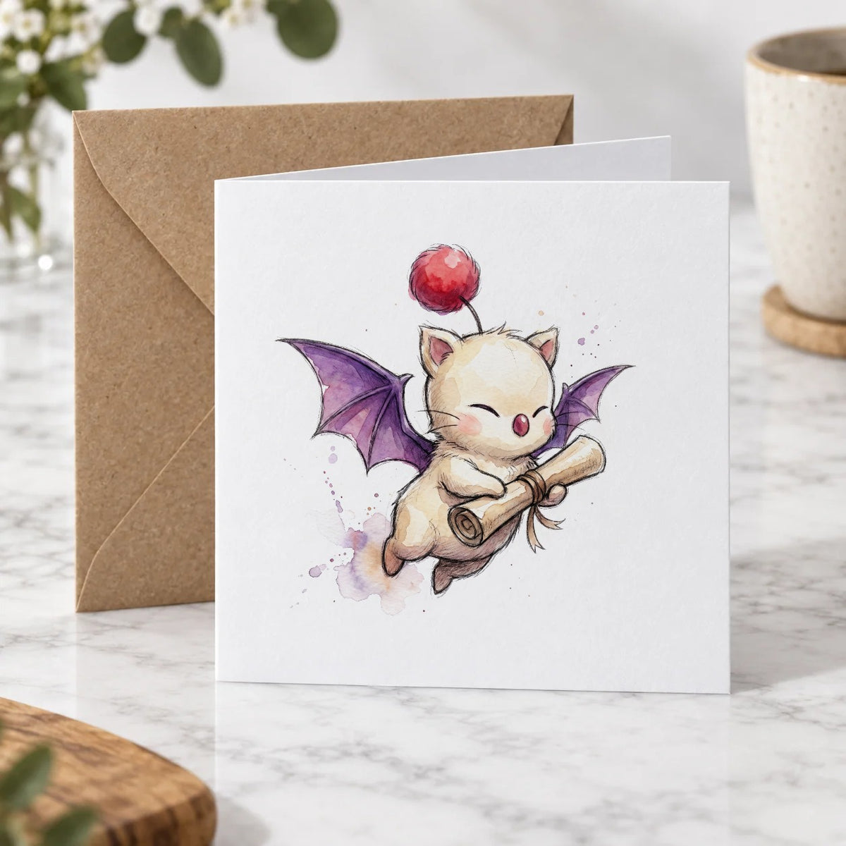 Winged Fantasy Graduation Card – Hero