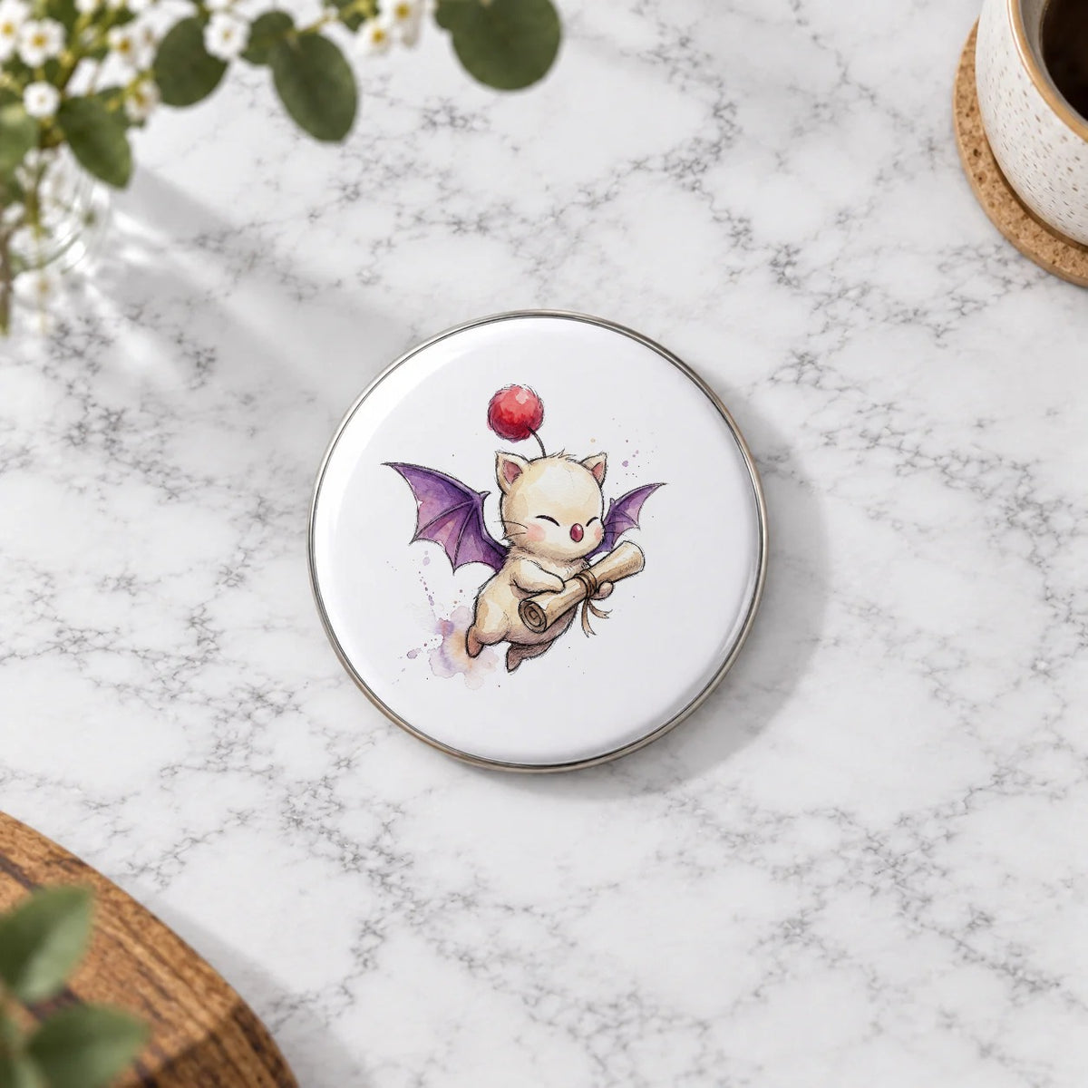 Winged Fantasy Graduation Card – Badge Large