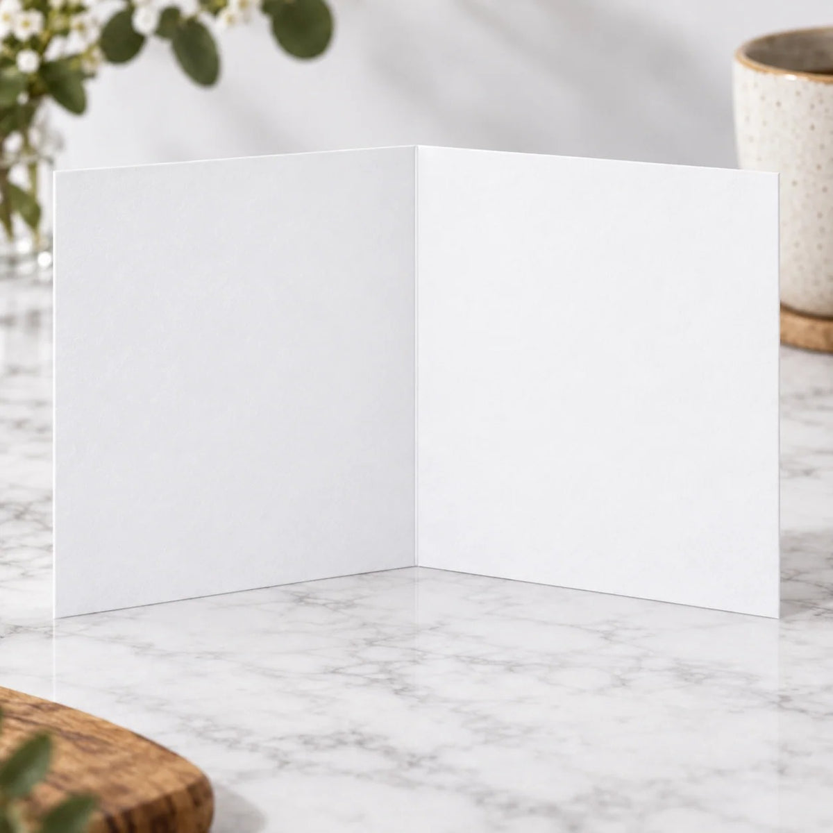 Folk Music & Cat Greeting Card – Inside 90°