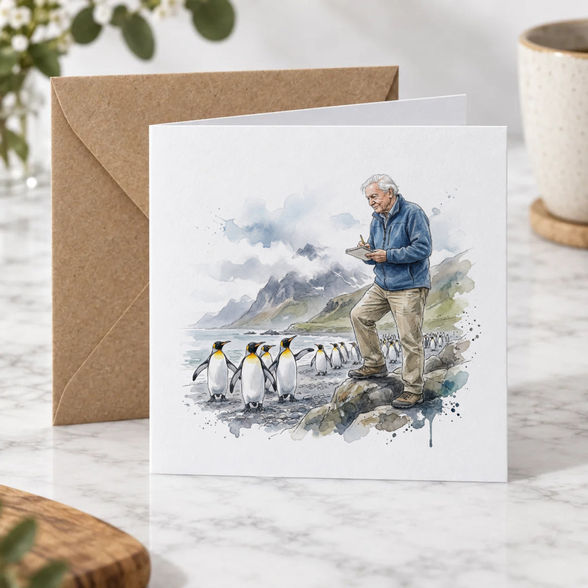 Penguin Wildlife Greeting Card – Hero
