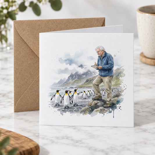Penguin Wildlife Greeting Card – Hero