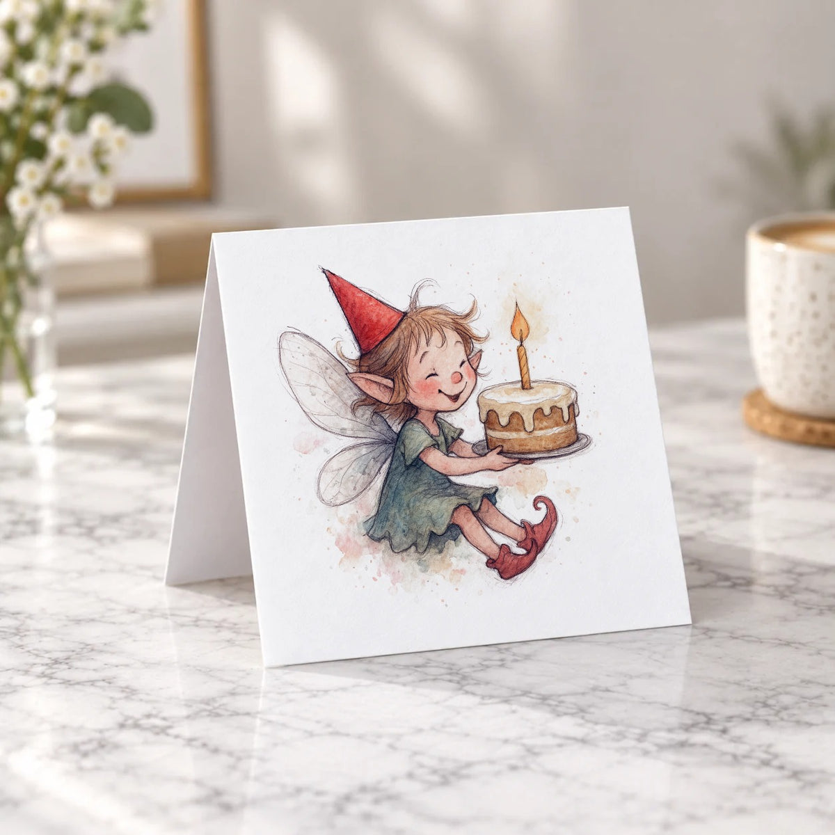 Fairy Greeting Card – Tent Fold