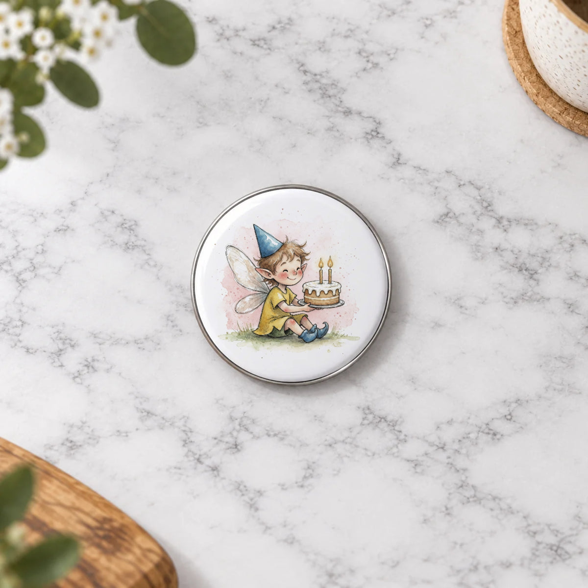 Fairy Greeting Card – Badge Small
