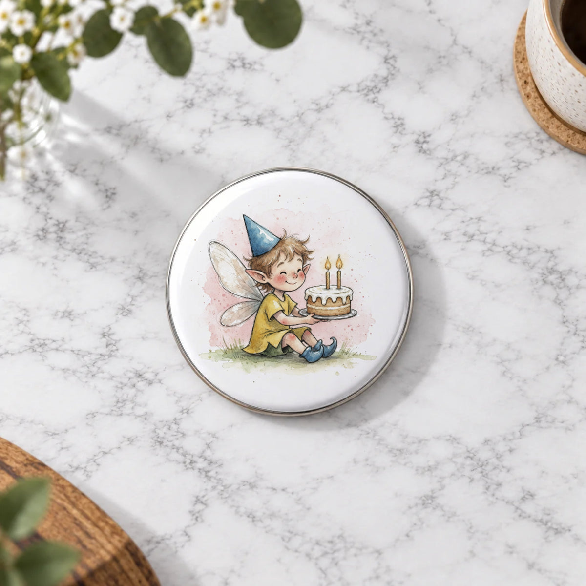 Fairy Greeting Card – Badge Large