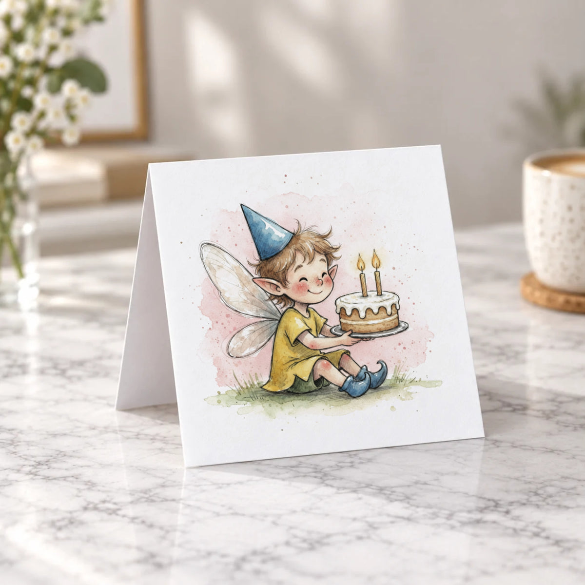 Fairy Greeting Card – Tent Fold